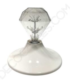 Portalámparas tipo aplique blanco